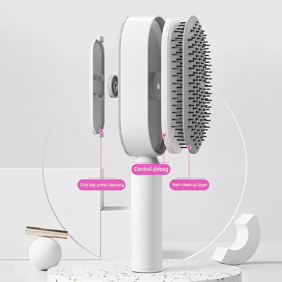 Cepillo Autolimpiante para un Cabello Brillante 