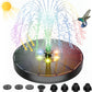 Fontana solare a LED multicolore